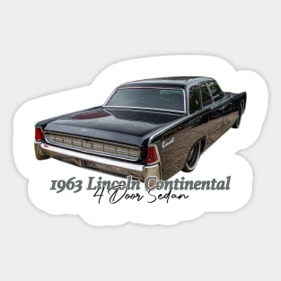 1963 Lincoln Continental 4 Door Sedan Sticker